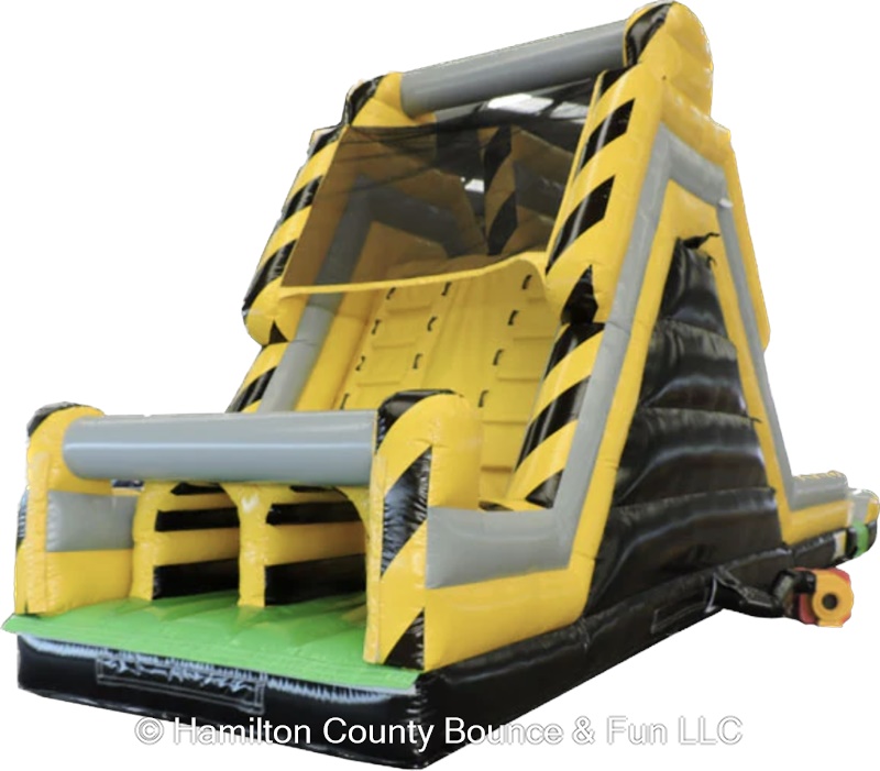 18Ft Rumble Zone Wall Climb double Slide Wet/Dry - Hire in Indiana ...